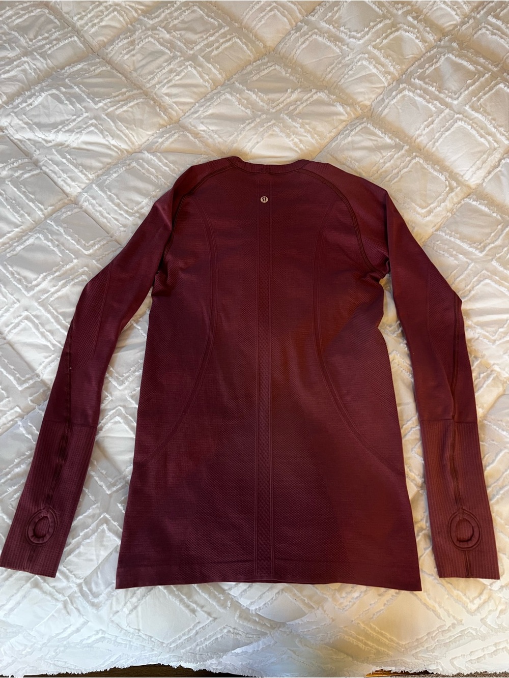 lululemon athletica Long Sleeve Swiftly Performance Top - Wine